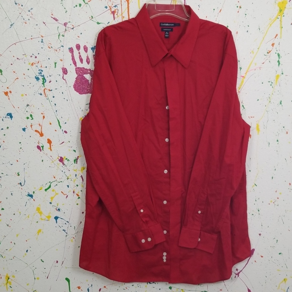 Men's long sleeve dress shirt by Croft & Barrow